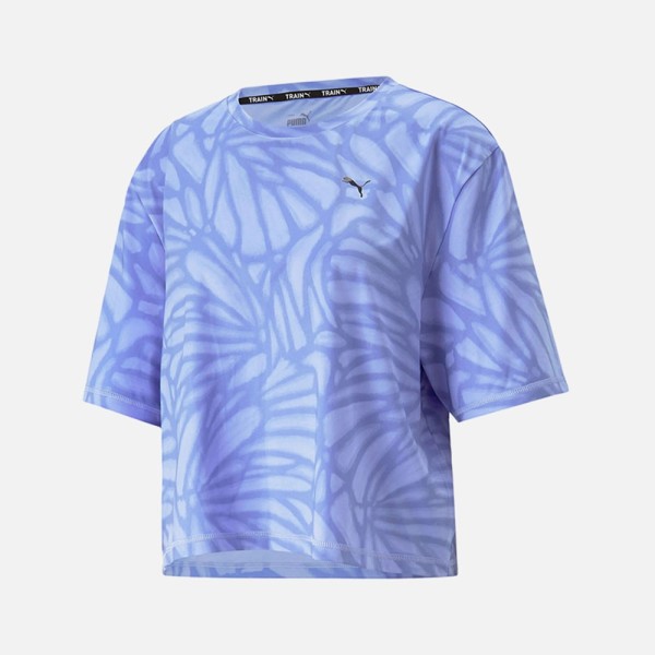 Top Training| Femme | Puma Train Favorite Aop Crop Tee El 523215-28