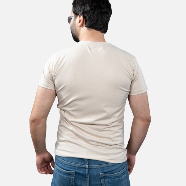Tempo T-shirt Basique Beige