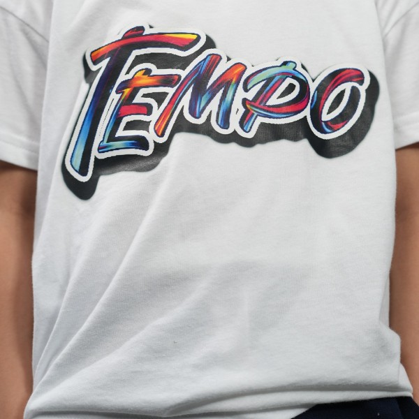 Tempo T-shirt Enfant Blanc