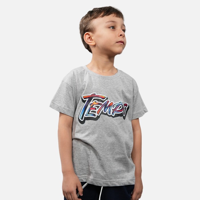 Tempo T-shirt Enfant Gris