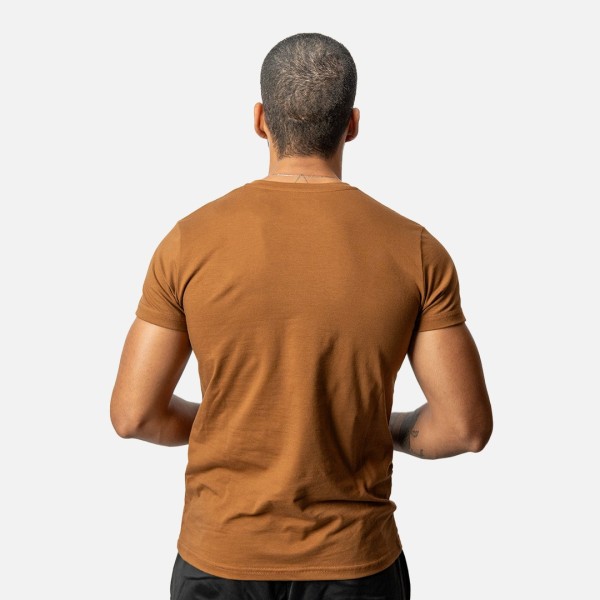Tempo T-shirt Basique Caramel