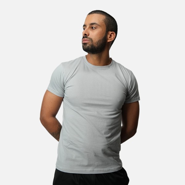 Tempo T-shirt Basique Gris