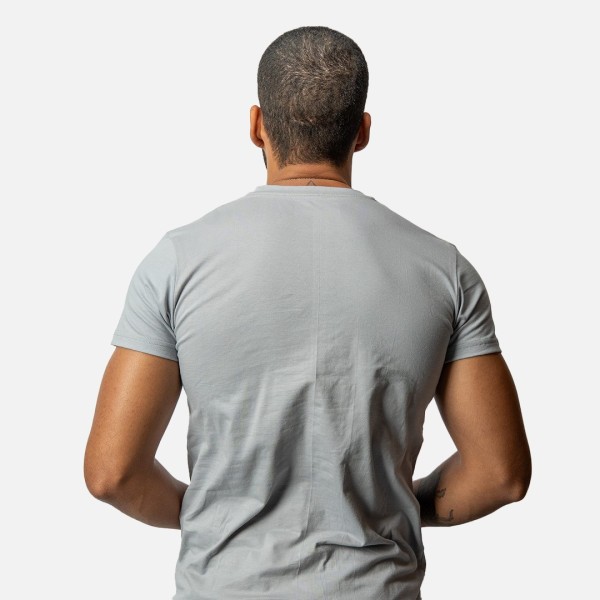 Tempo T-shirt Basique Gris