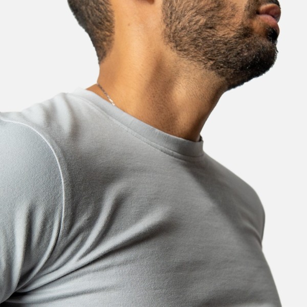 Tempo T-shirt Basique Gris