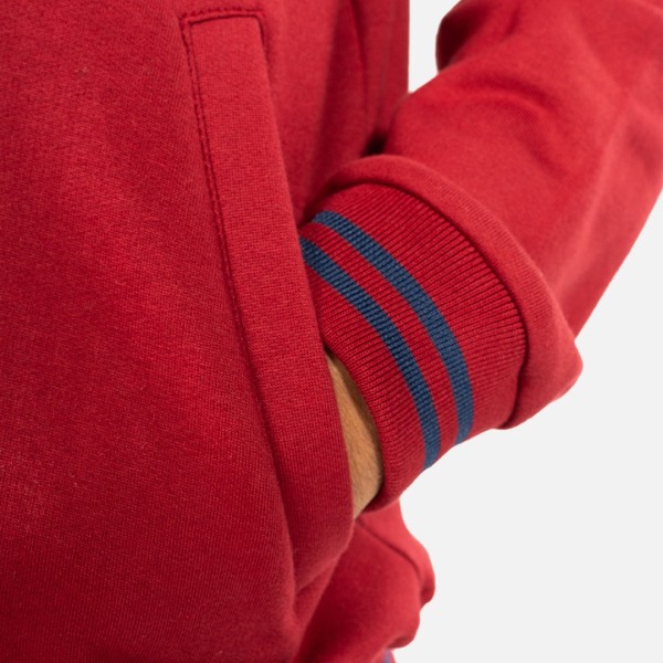 Tempo Gilet à Capuche Rouge