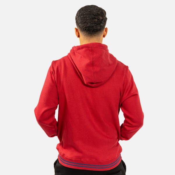 Tempo Gilet à Capuche Rouge