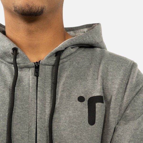 Tempo Gilet à Capuche Gris