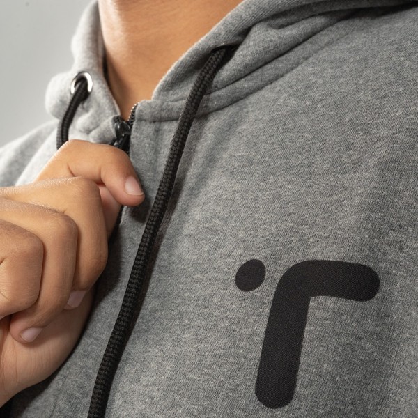 Tempo Gilet à Capuche Gris