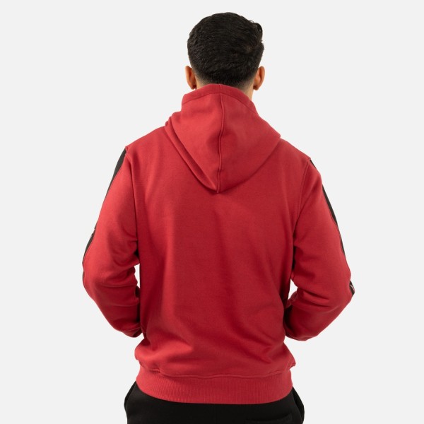 Tempo Sweat à Capuche Rouge Bordeau